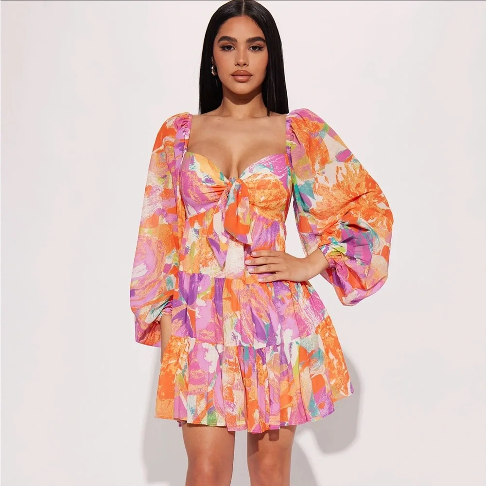 Watercolor Dress - Picture 1 of 3